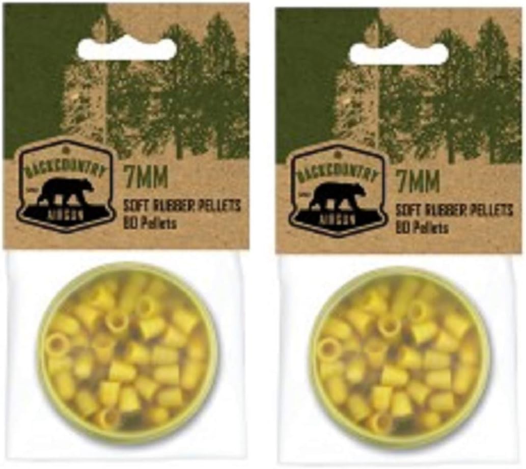 Parris 7mm Soft Plastic Pellets (80 Plastic Pellets per Container) 2 Pack