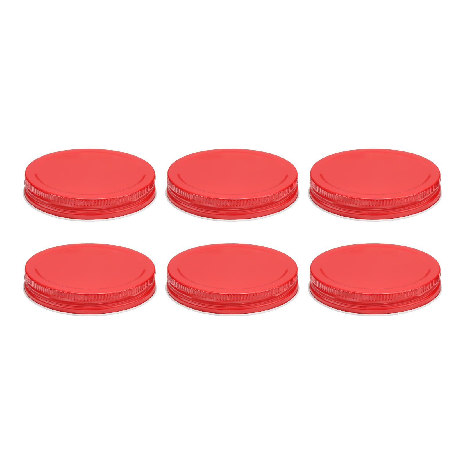 Couvercle bocal Mason large ouverture rouge uxcell avec joint hermétique étanche x6