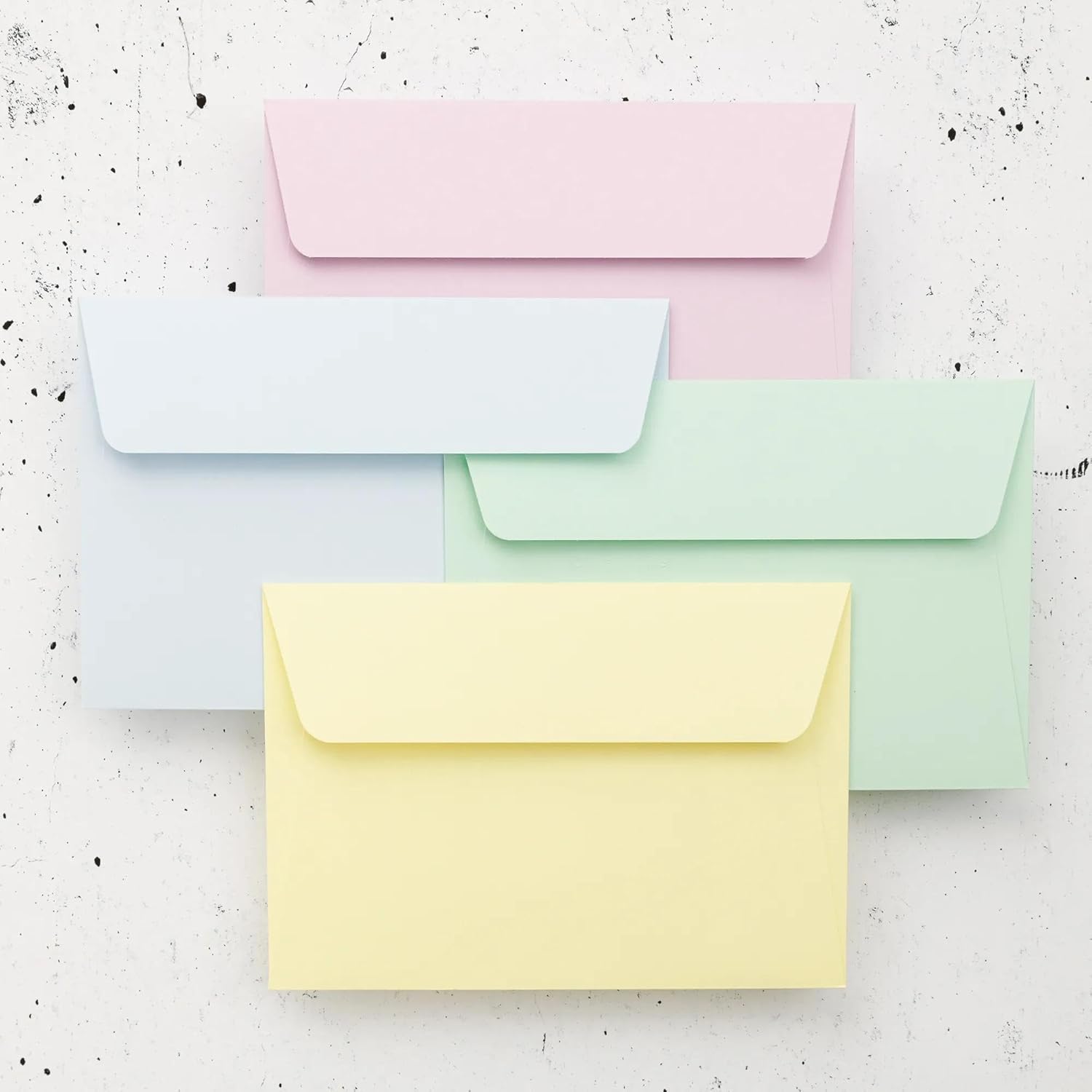 Clairefontaine - Ref 5466C - Pollen Adhesive Envelopes (Pack of 20) - C6 Sized, 120gsm Paper, Printer-Compatible, Acid Free, Adhesive Strip for Easy Seal - Blue