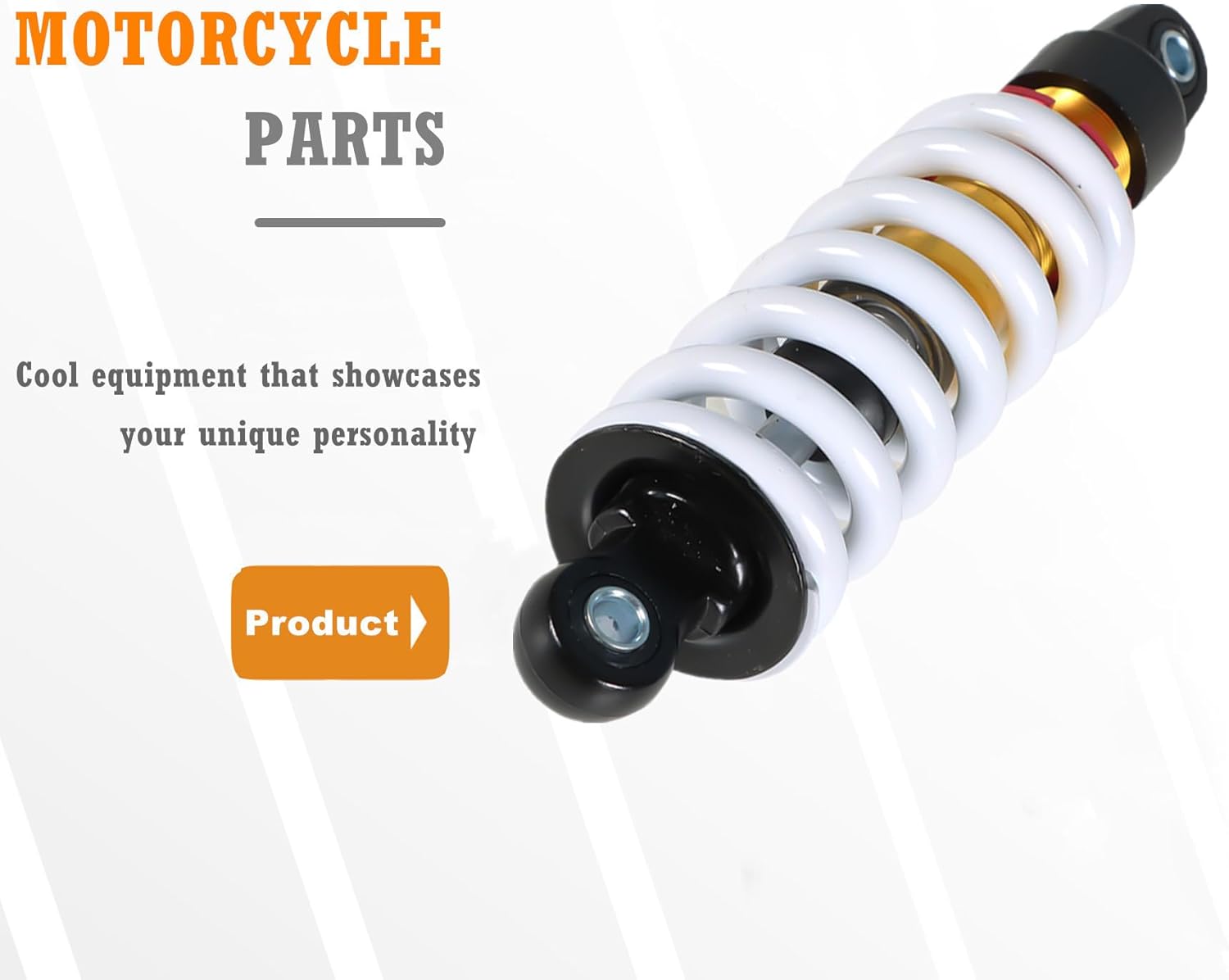Rear Shock Absorbers 270mm Replacement for 110cc 125cc Pit Bike White