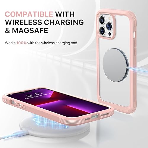 Miniatura 598 de Diaclara - Funda diseñada para iPhone 15 Plus de 6.7 pulgadas, transparente, cuerpo completo, con protector de pantalla, resistente de protección