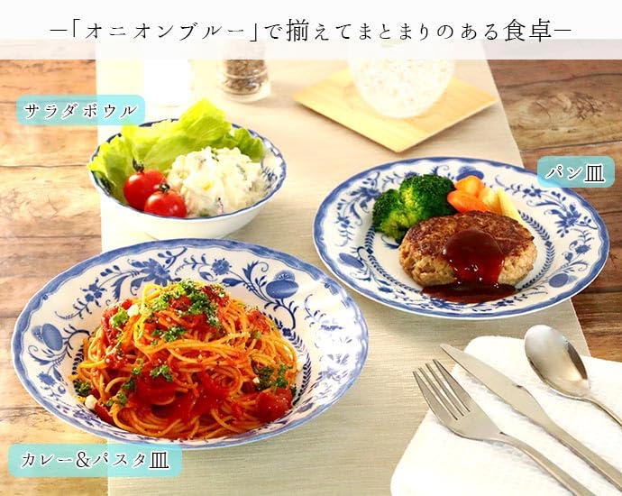 Amazon | 暮らしの彩り 2枚セット カレー皿 パスタ皿 美濃焼 オニオン