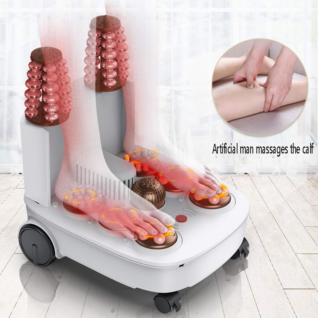 Elektryczny masażer do stóp o stałej temperaturze, podgrzewanie, domowa maszyna do pedicure, 8D, trójwymiarowy masaż stóp, stóp, nóg, nóg