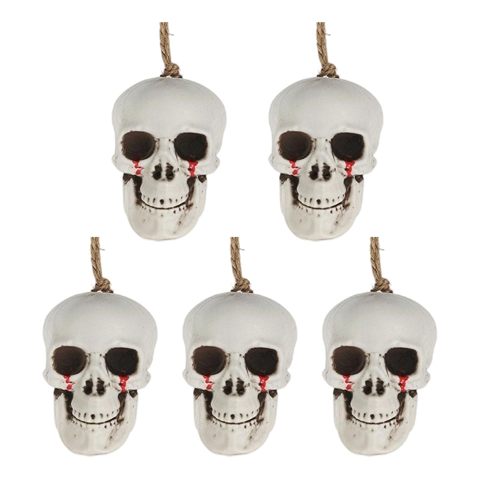 YPBEW Halloween Scary Skull Ornament with for Themed Parties Skull Ornament