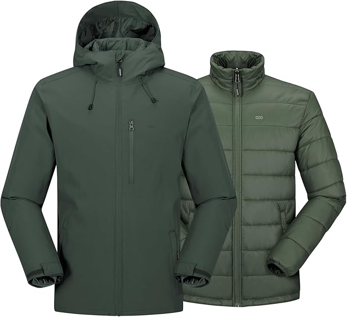 Lightweight waterproof shell jacket for Alaska cruise conditions