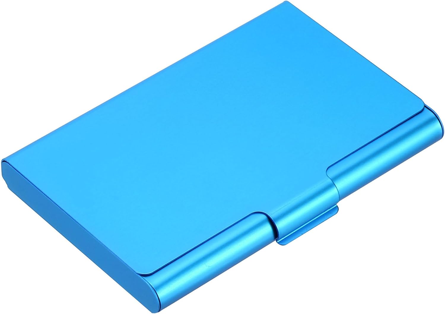 YOKIVE Business Card Holder, Flip Cover Style, Keep Cards Neat, Great for Office, Home, Daily Use (Rose Red, 3.66x2.36x0.39-Inch)