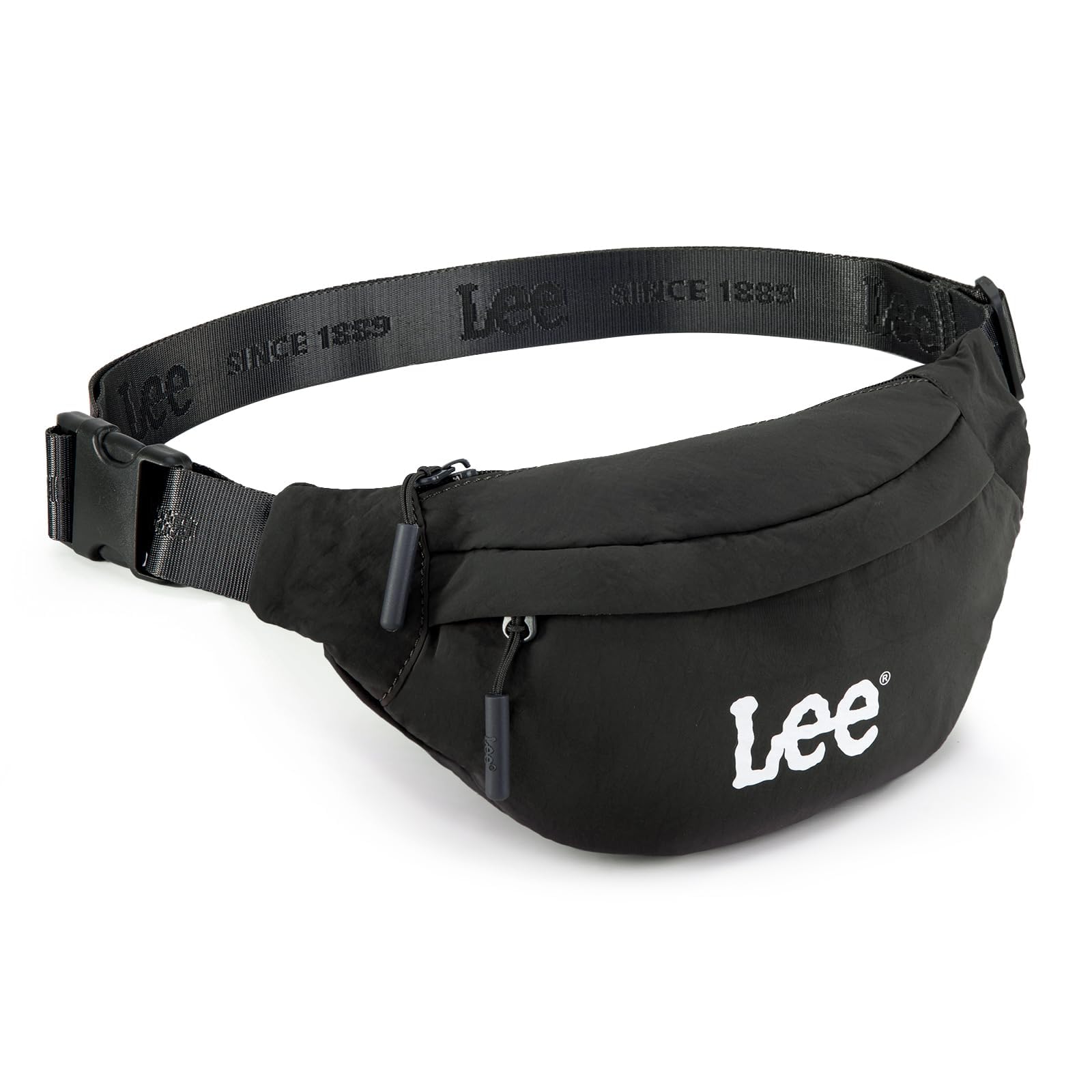 Lee Fanny Packs for Women Water-Resistant Crossbody Bag Lightweight Waist Pack for Travel & Everyday Use, Dark Gray