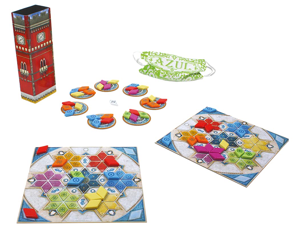 Asmodee- Azul-Le pavillon d'été, Simple, NMGD0005, Multicolore, coloré, 1. Grundspiel - Version Allemande