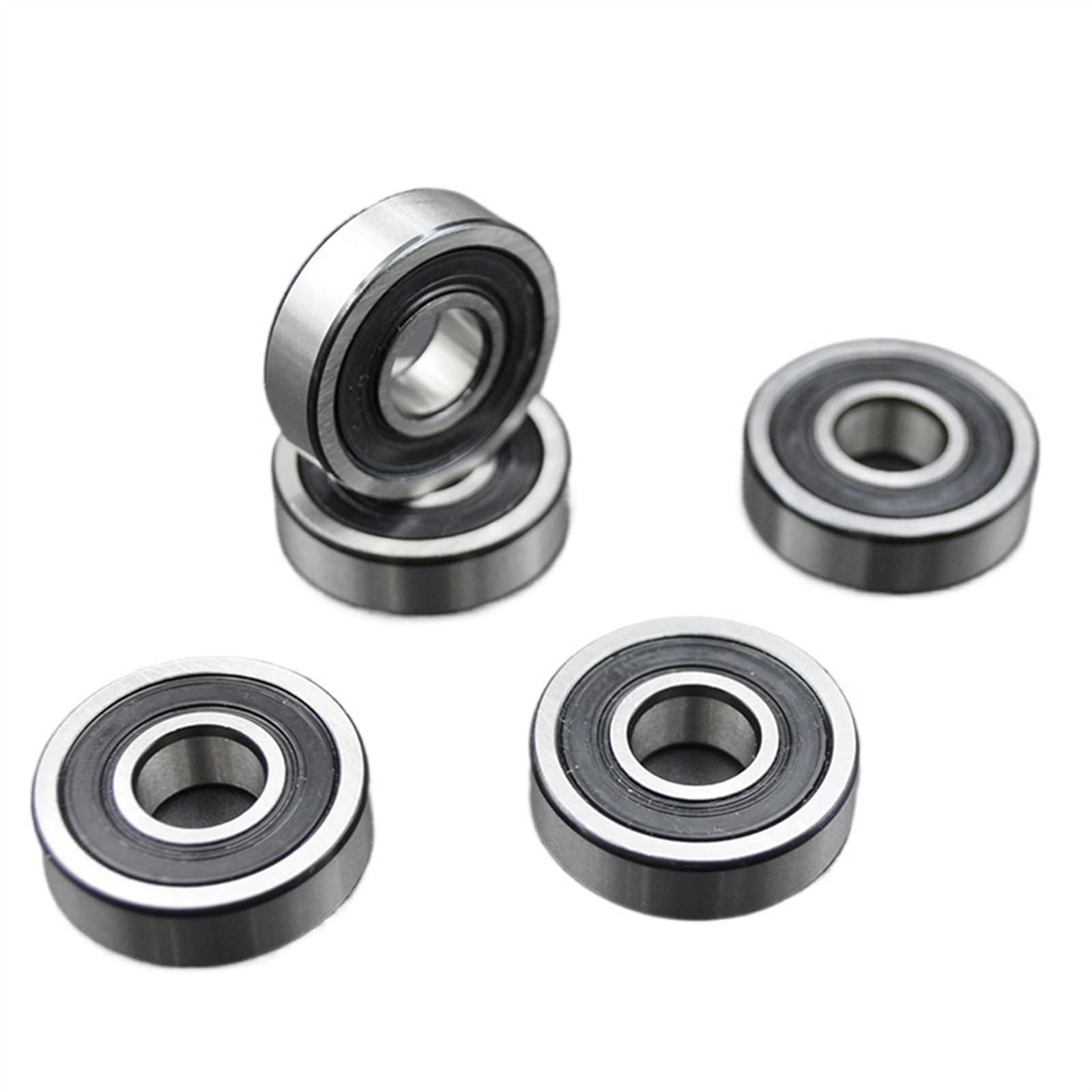 10 uds/100 Uds 608 2RS rodamientos diámetro 5mm 6mm 7mm 8mm 9mm patines rodamiento de rueda de monopatín(608 2RS Premium,100PCS)