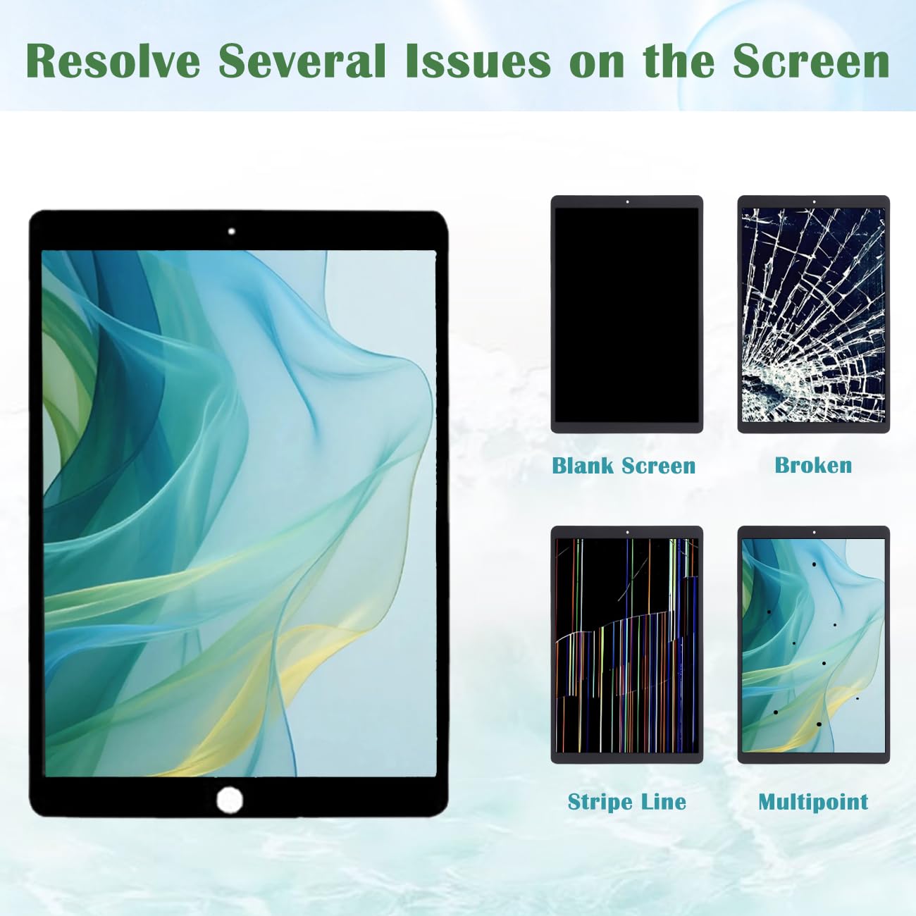 H&LYCYJ Pantalla LCD para iPad Air 3 (2019) A2153 A2123 A2154 A2152 LCD pantalla de repuesto con kit