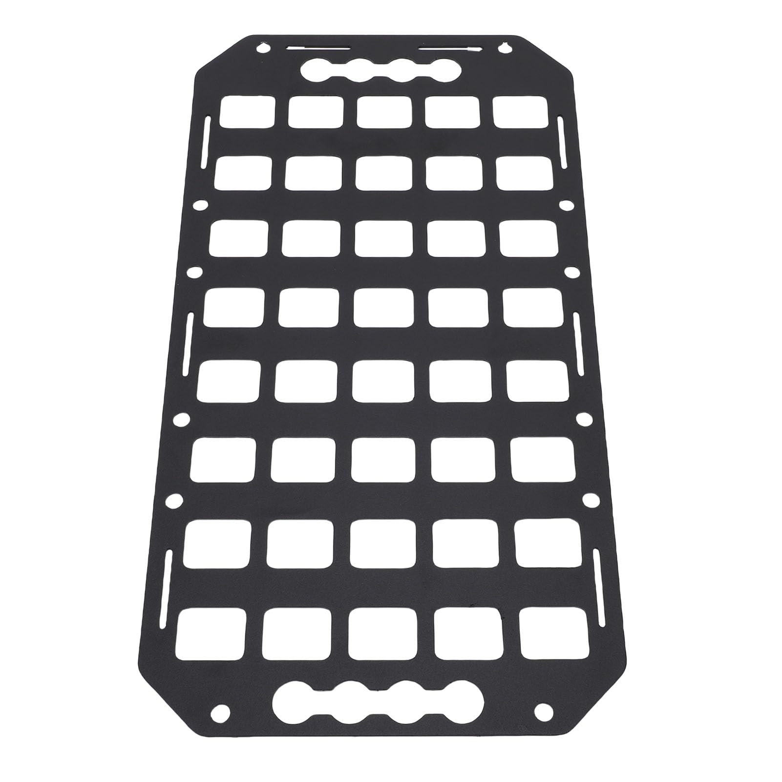Akozon Facile à Retirer en Aluminium L Track Molle Pannel Organisateur 16.61x8.86x0.08 Poud