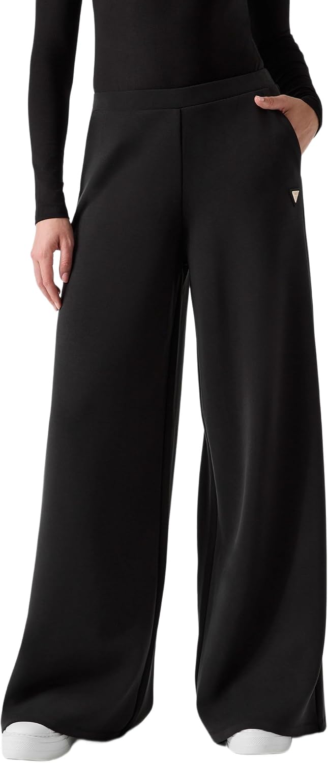 Guess Olympe Wide Leg Pants-v4yb07kcay2 - Alton Ponte - Pantalón de Punto Mujer