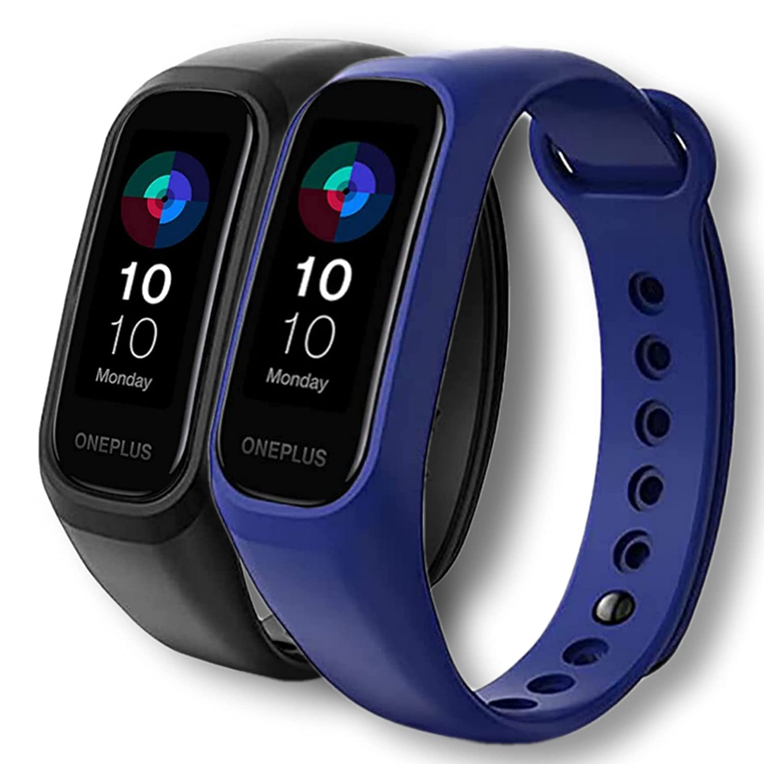 MARVIK Soft Silicone Adjustable Band Strap Compatible for Oneplus Smart Band & Oppo Smart Band