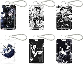 Amazon.co.jp: 黒執事 パスケース カードケース セバスチャン シエル