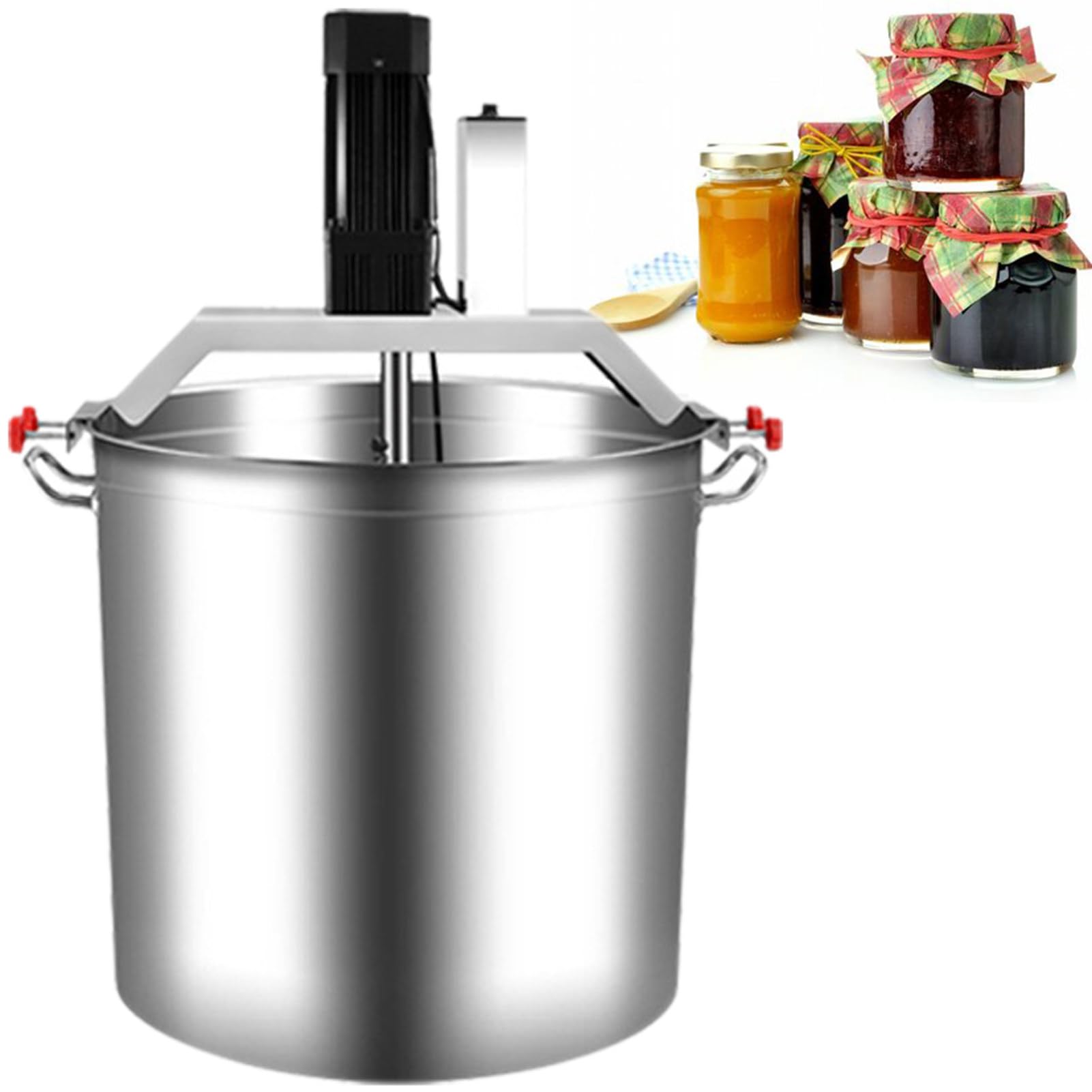 GLJTUO Electric Mixer Machine,Commercial Food Mixer with Automatic Stirring, Large Capacity for Hot Pot Seasoning and Soup Sauce Preparation,40L