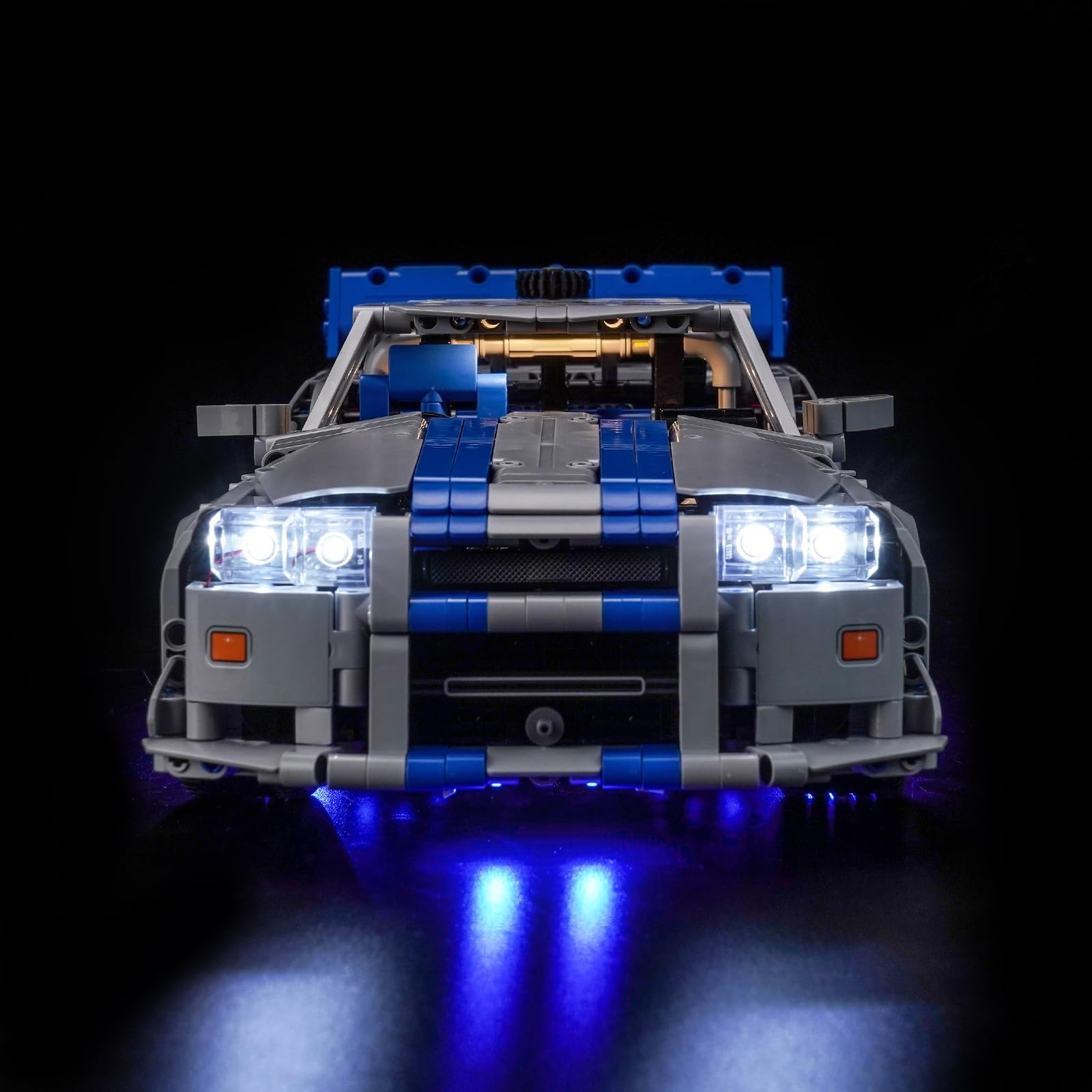 Light Kit Compatible with Lego 2 Fast 2 Furious Nissan Skyline GT-R (R34) Car 42210 (No Model) - Image 4