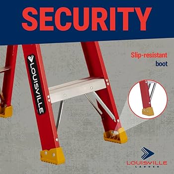 Amazon | Louisville Ladder 4フィート ファイバーグラス