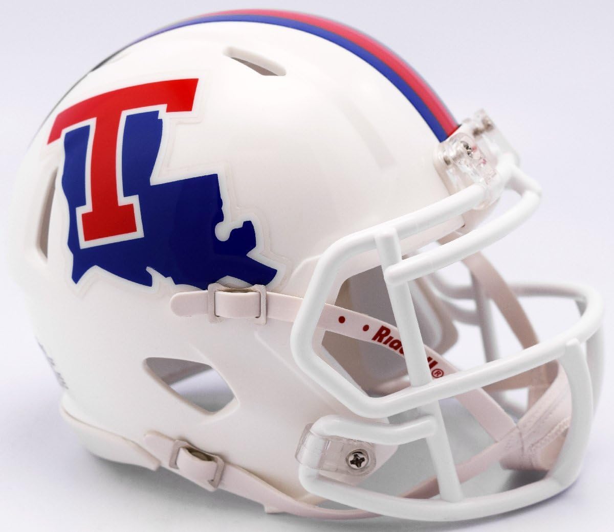 NCAA Louisiana Tech Bulldogs Helmet Mini SpeedHelmet Replica Mini Speed Style White, Team Colors, One Size