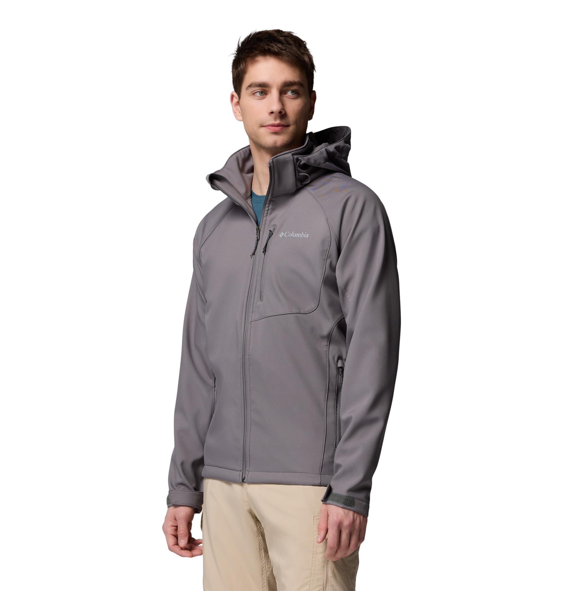 Columbia Męska kurtka softshell Cascade Ridge 3, kolor szary, rozmiar XXL