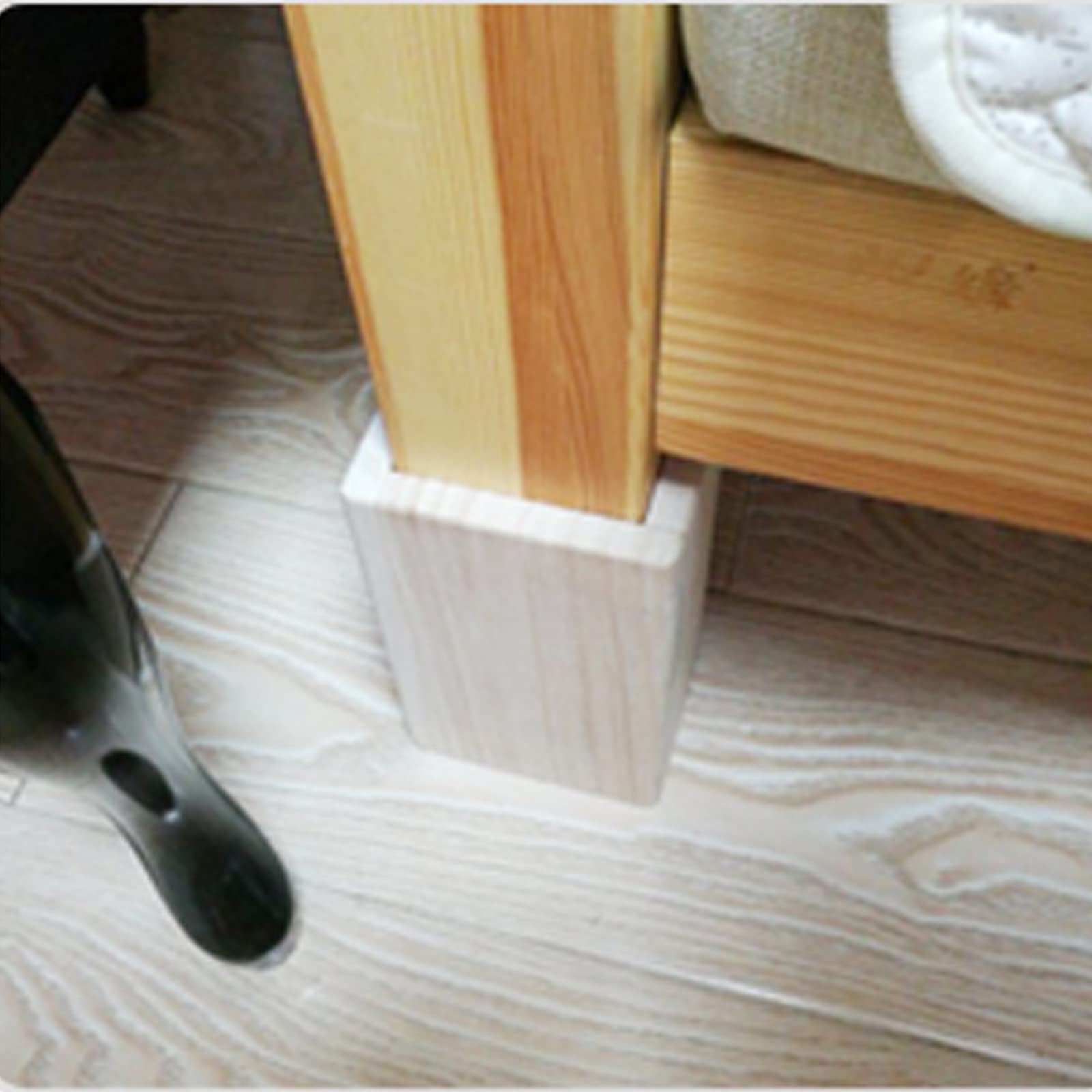 Massivholzblock Mbelbeine,Elefantenfu Bed Rise,Mbel Risers aus Holz  Betterhhung Tischerhher Erhhung,fr DIY Schrankfe Sofafusse Tischbeine  Schreibtisch Bett, 4 Stck (9 * 9 * 20cm) : Amazon.de: Baumarkt
