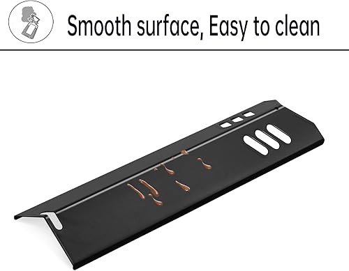 Vista 12 de Kalomo Placa de calor de 15 pulgadas, cubierta de quemador de escudo térmico, piezas de repuesto para parrilla de gas para Dyna-Glo DGF600ssp