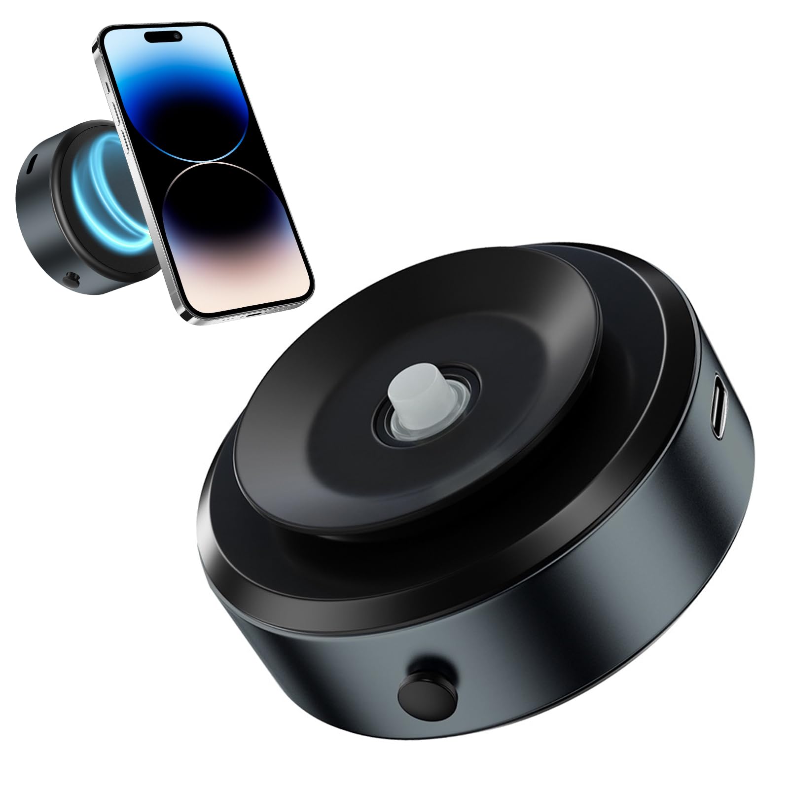 Kiwifotos Custodia magnetica in silicone con ventosa per iPhone 16 15 14 13 12 Mag Safe e tutti i telefoni, supporto a mani libere a lunga durata, per specchio, bagno, palestra, video Kiwifotos Custodia magnetica in silicone con ventosa per iPhone 16 15 14 13 12 Mag Safe e tutti i telefoni, supporto a mani libere a lunga durata, per specchio, bagno, palestra, video