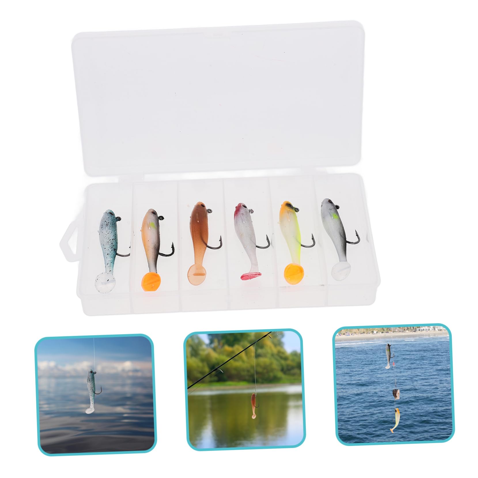 UKCOCO Bassköder Angelköder Angelbedarf Weiche Bassköder Für Salzwasser Kunstköder Künstliche Hunter Spoons Forellen Angelköder Farbiger Angelköder Aus Edelstahl
