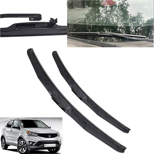 Miniatura 2 de Escobillas de limpiaparabrisas delantero para SsangYong Korando C C200 New Actyon 2010-2017, 24 pulgadas/16 pulgadas LHD