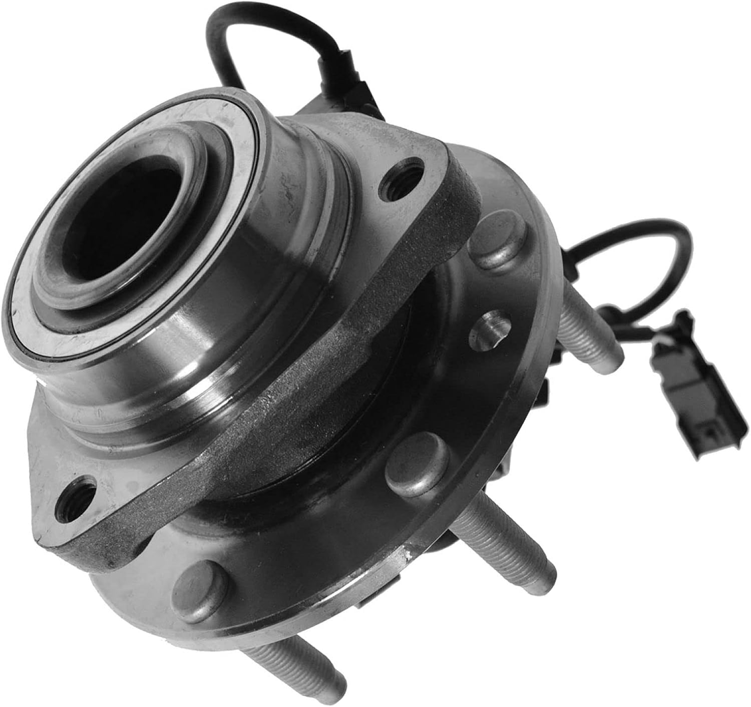 TRQ Front Wheel Hub & Bearing Pair w/ 36mm Socket for Trailblazer Envoy w/ABS