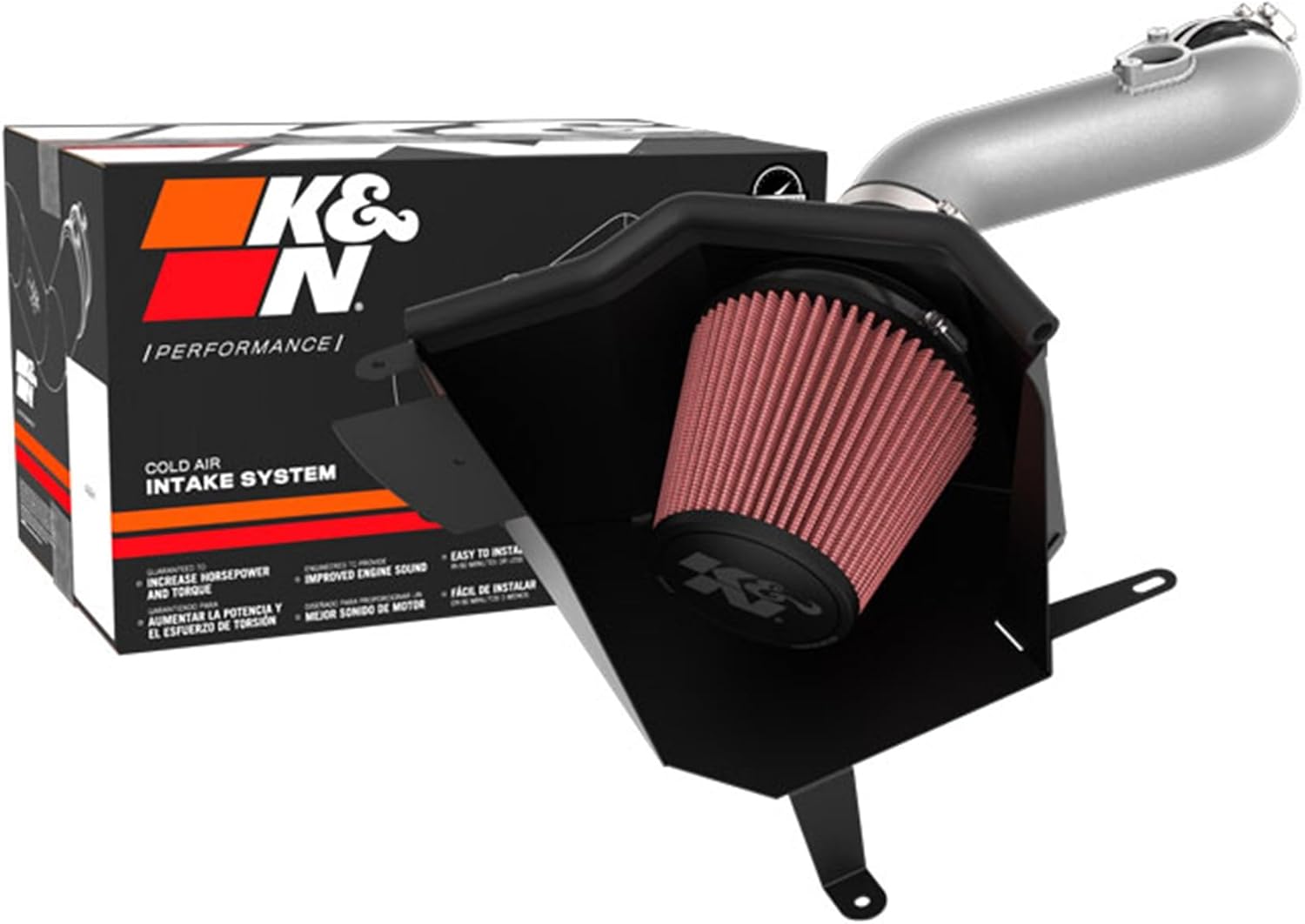K&N 69-1510TC Cold Air Intake System for 2022-2025 Honda Civic - Dyno-Tested HP Gains & High-Flow Filter