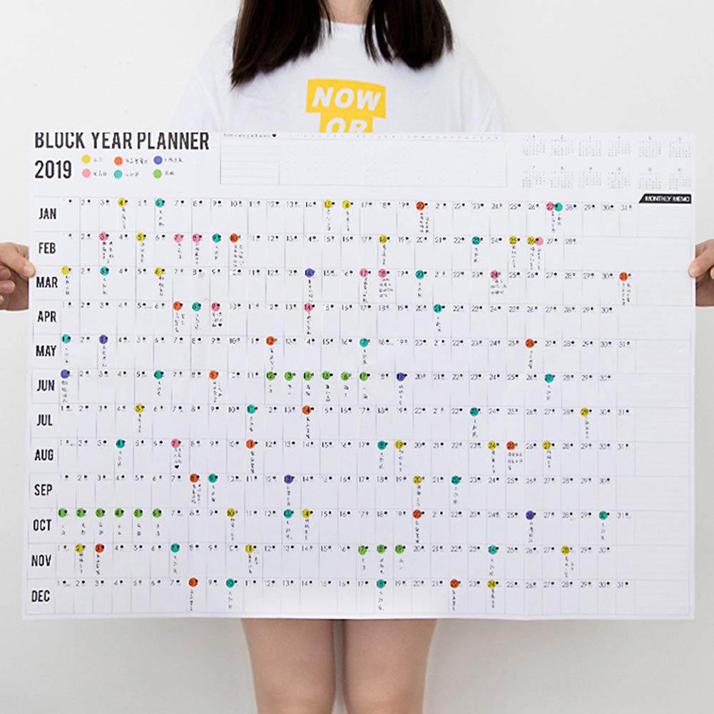 buy-qling-2019-wall-planner-annual-plan-with-colorful-label-stickers