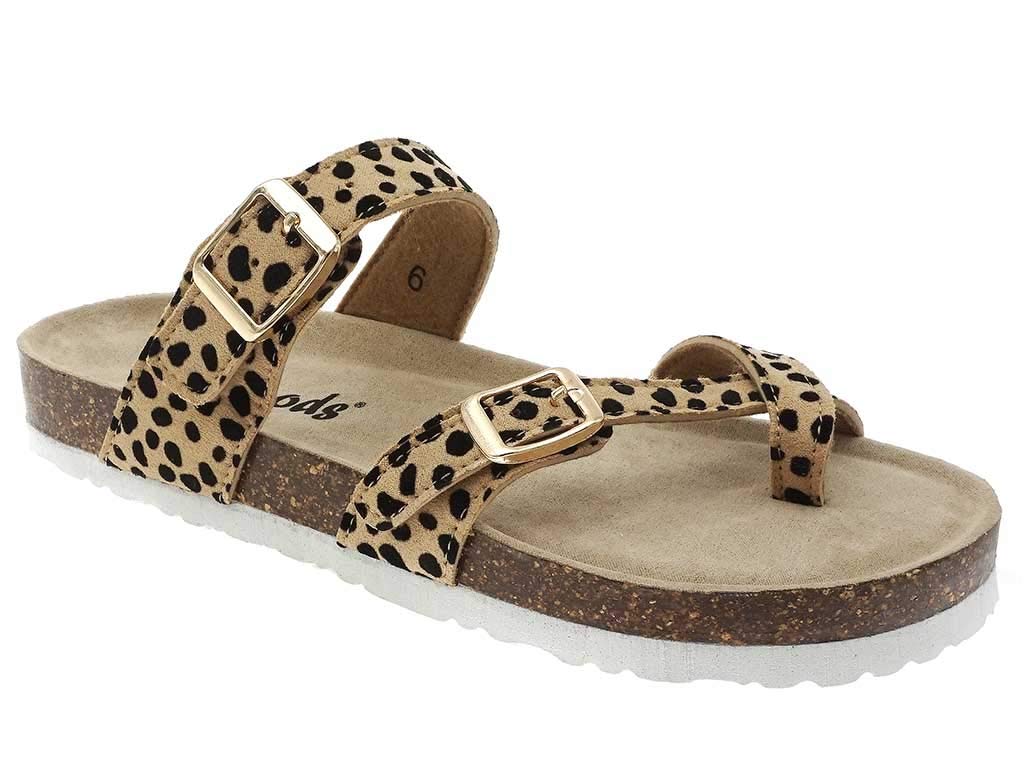 Cheetah Outwoods Leopard Sandals Outwoods Cow Print Sandals