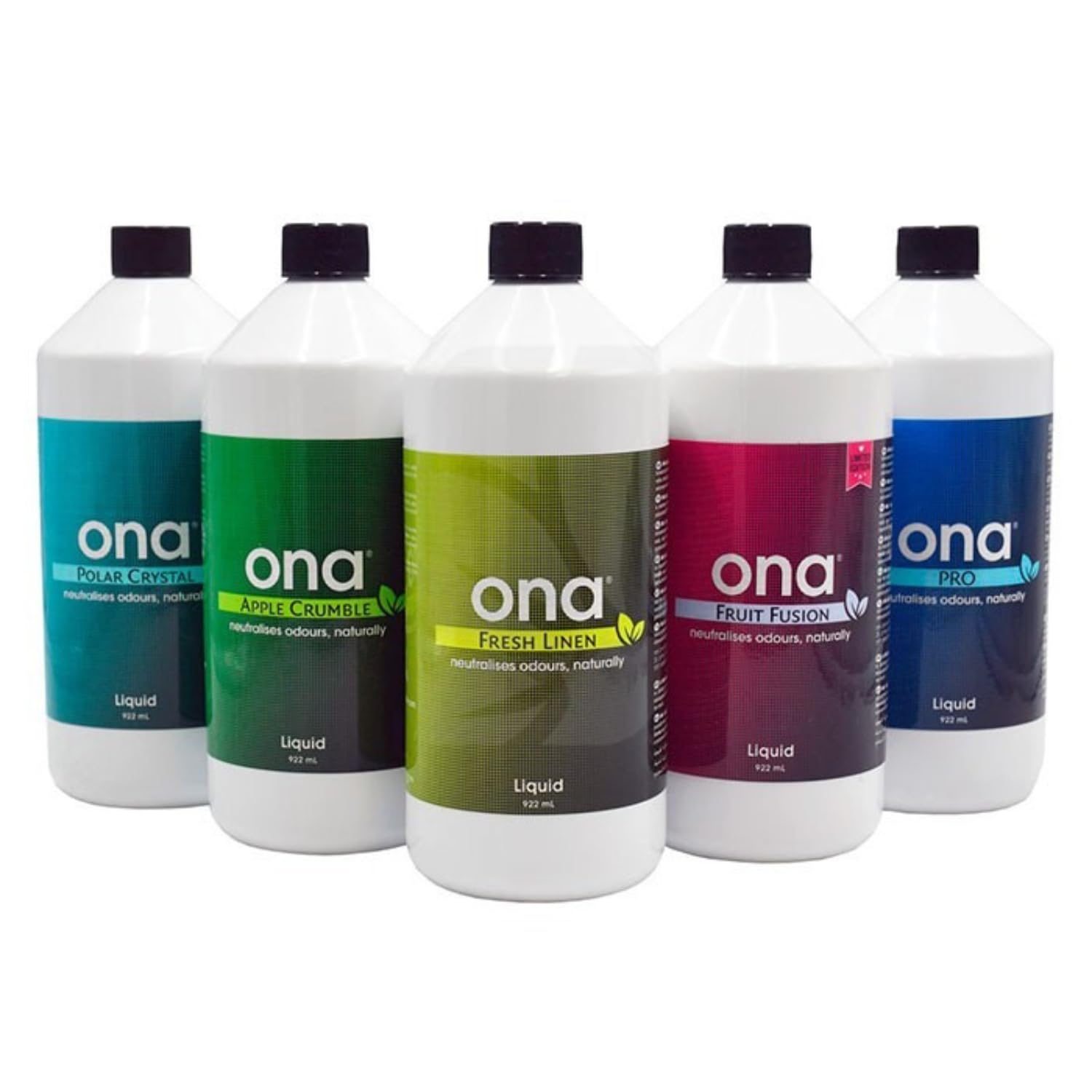 GROWMANIA Neutralizador de Olores ONA Liquid 922 ml Apple Crumble - Eliminador de Olores - Purificador Mal Olor en Formato Líquido