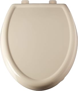 American Standard Cadet 3 Slow Elongated Front 5350110.021 CADET3 EL SLO Close Plastic SEAT Bon, 18.81 in wide x 14.45 in tall x 2.2 in deep, Bone