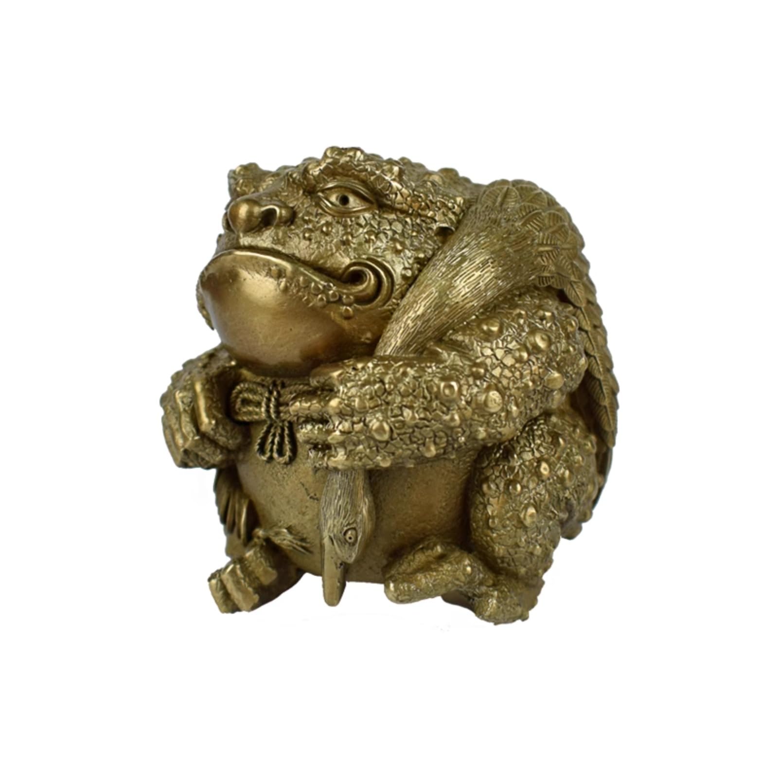 Miniaturowe Figurki Z Mosiądzu Fortune Golden Toad, Brązowe Figurki Żaby, Ozdoby Na Biurko, Akcesoria Do Piaskownicy, Stół Do Nauki, Waga Do Papieru