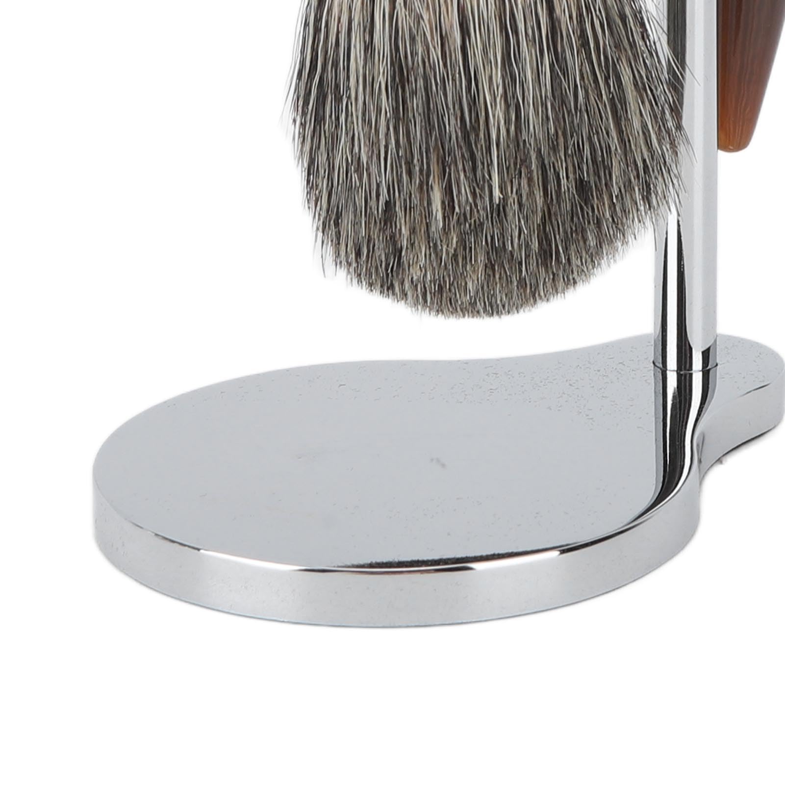 FILFEEL Kit de Rasage Vintage pour Hommes, Ensemble de Rasage avec Support en Alliage et Bol à Savon pour Humide, Rangement des Brosses à Barbe