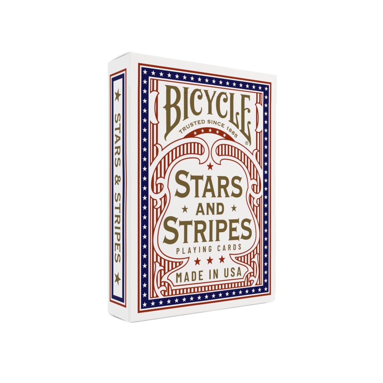 Bicycle Stars and Stripes Playing Card, American Playing Cards, American Flag Design, 1 Deck, Blue