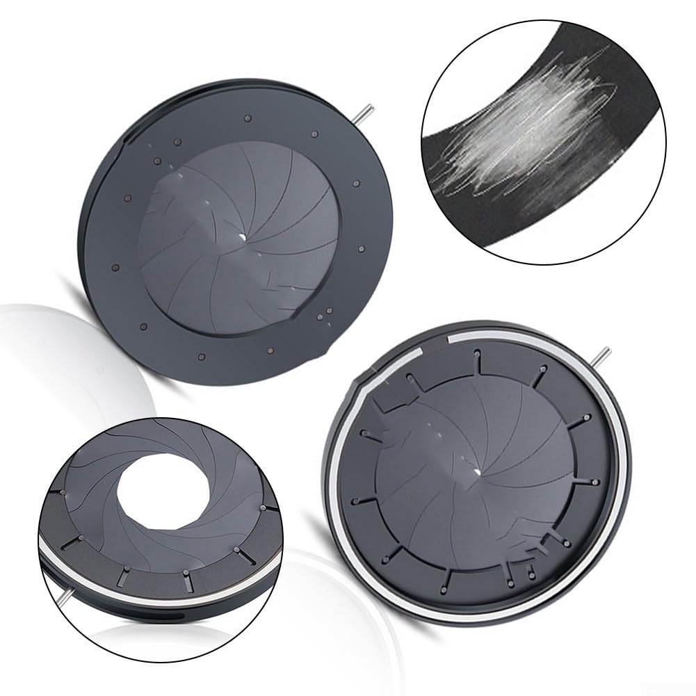 Diaphragme Iris mécanique haute performance pour microscopes et caméras à portée réglable
