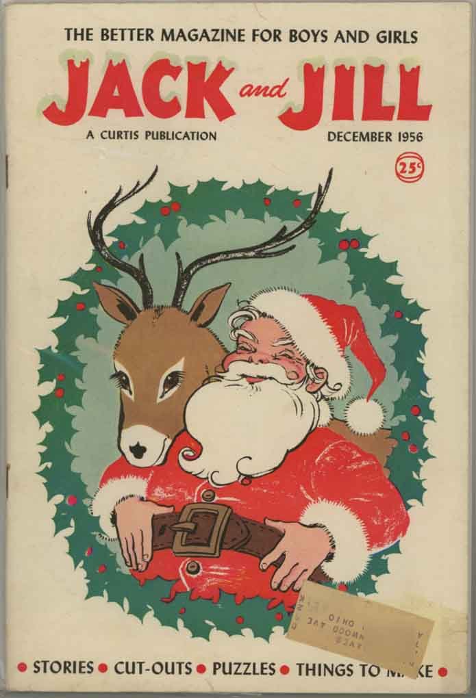 Jack and Jill Magazine December 1956 ("Polly Flinders & The Snowman of Pudding Lane" feature