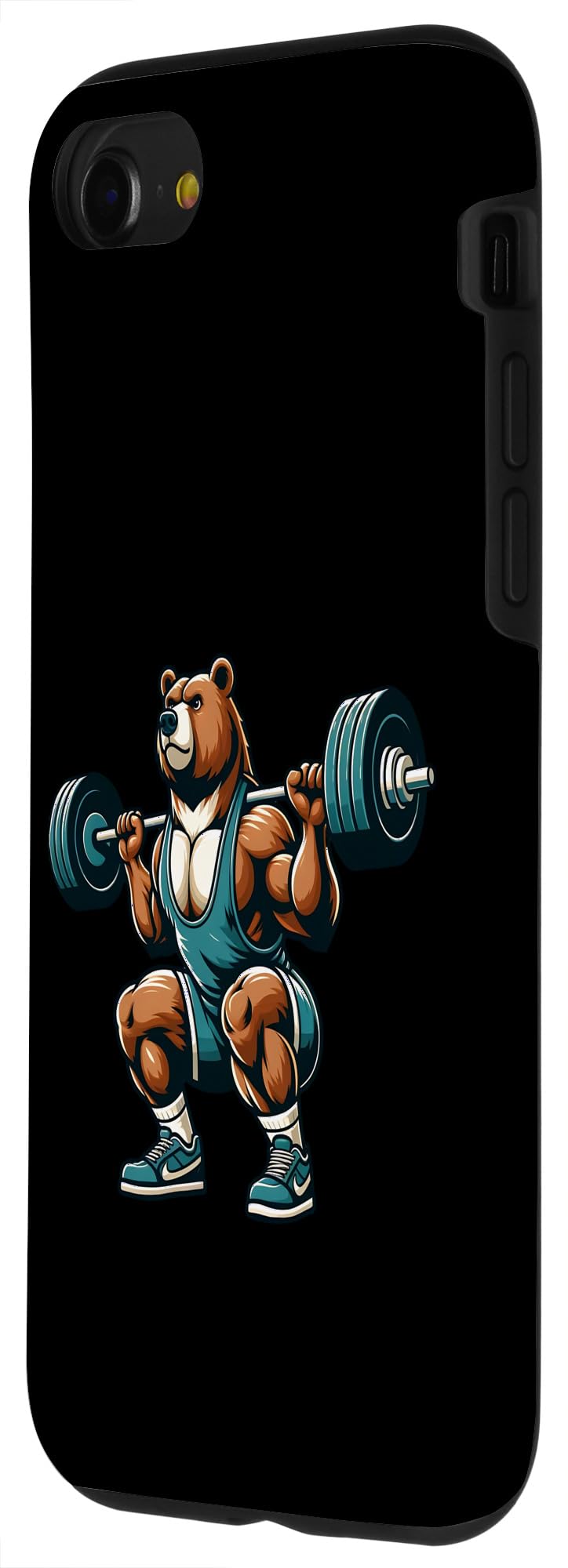 iPhone SE (2020) / 7 / 8 Bear Barbell Design For Bodybuilders Bodybuilding Case - Image 2
