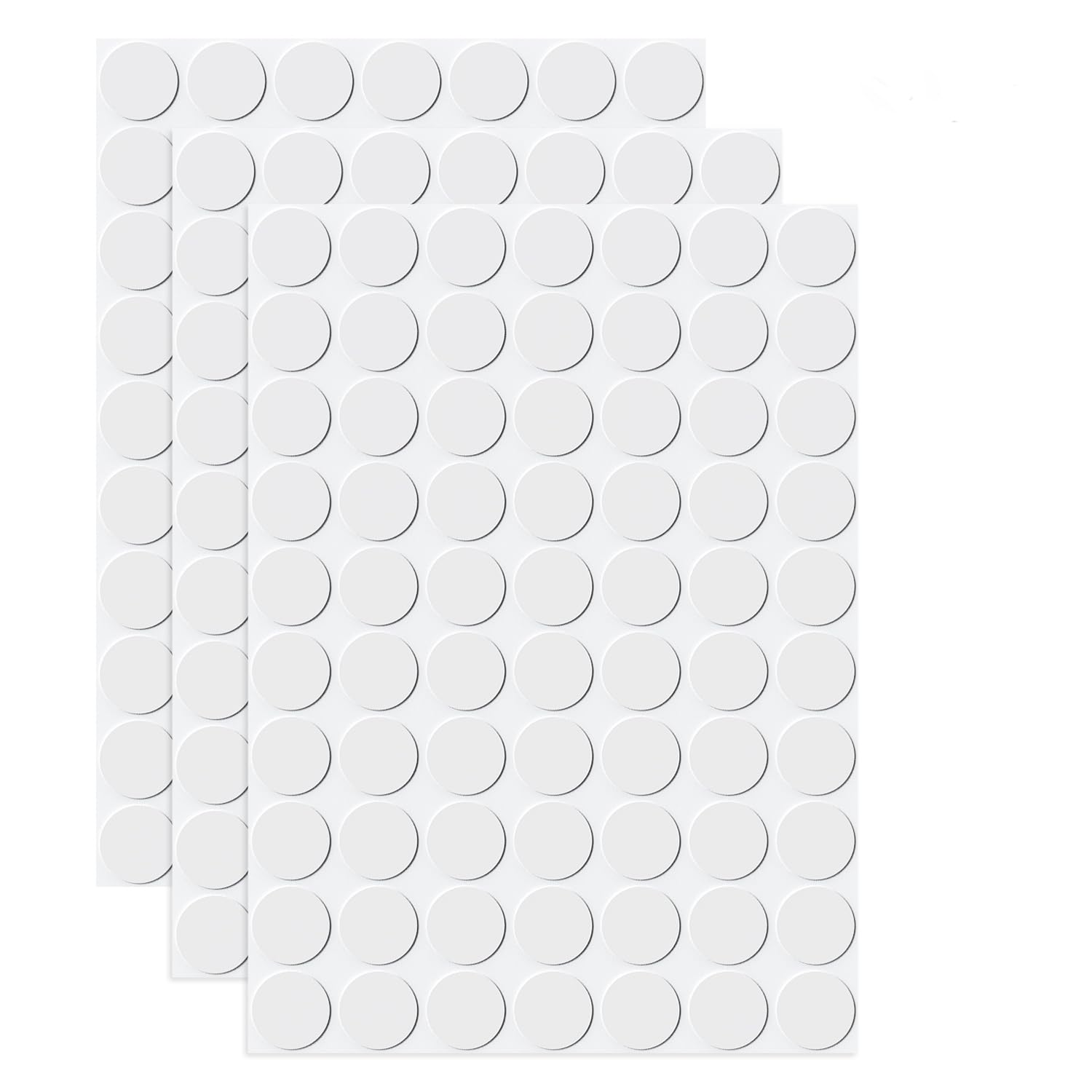 Clear Sticky Tack Adhesive Poster Tacky Putty Removable Round Mounting Putty Double-Sided Round No Traces Adhesive Sticker Waterproof Stickers for Christmas Festival Decoration (210 Pieces, 20 mm)-image-43