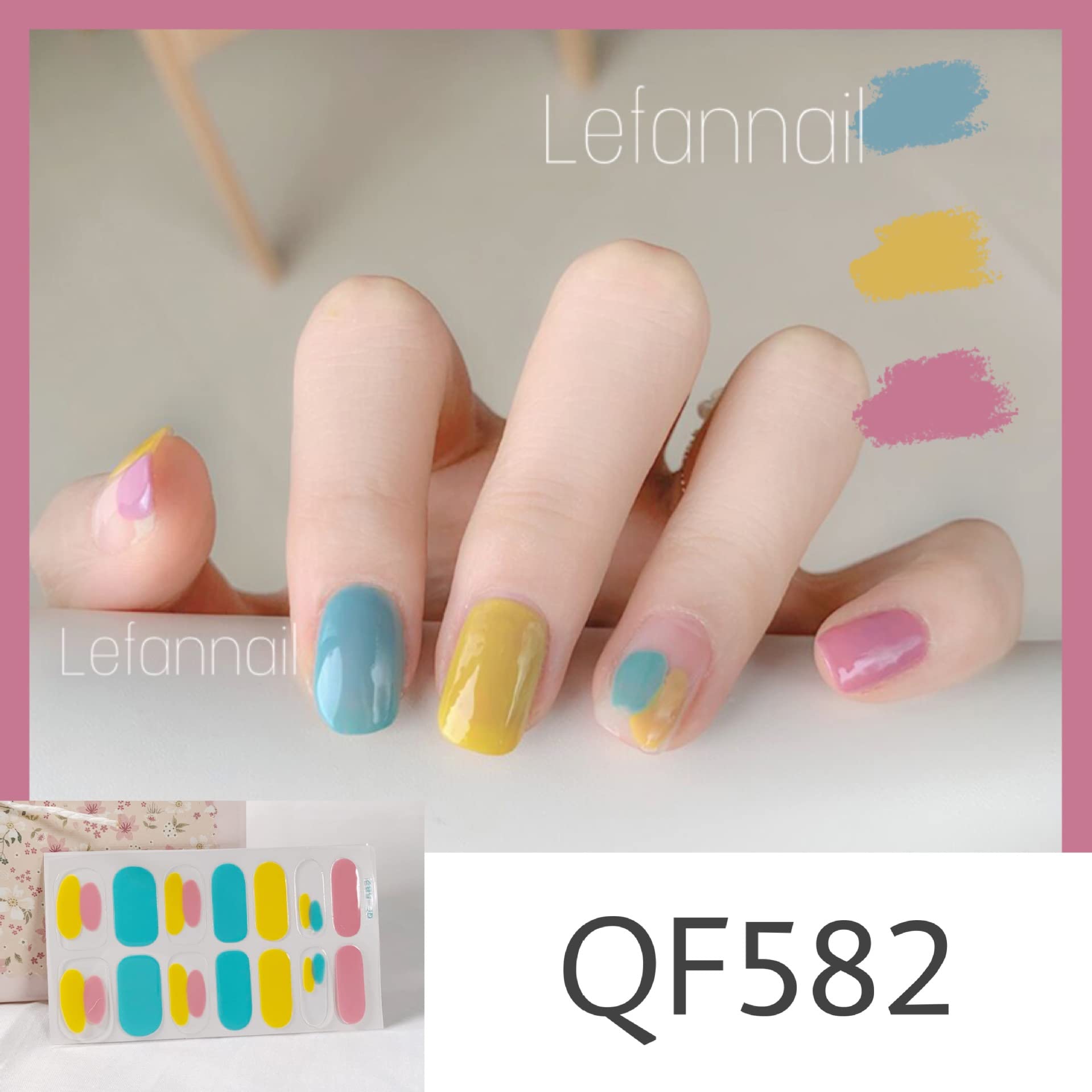 Amazon.co.jp: ネイルシール 手用 6枚 3D立体感 損傷のない 手の爪