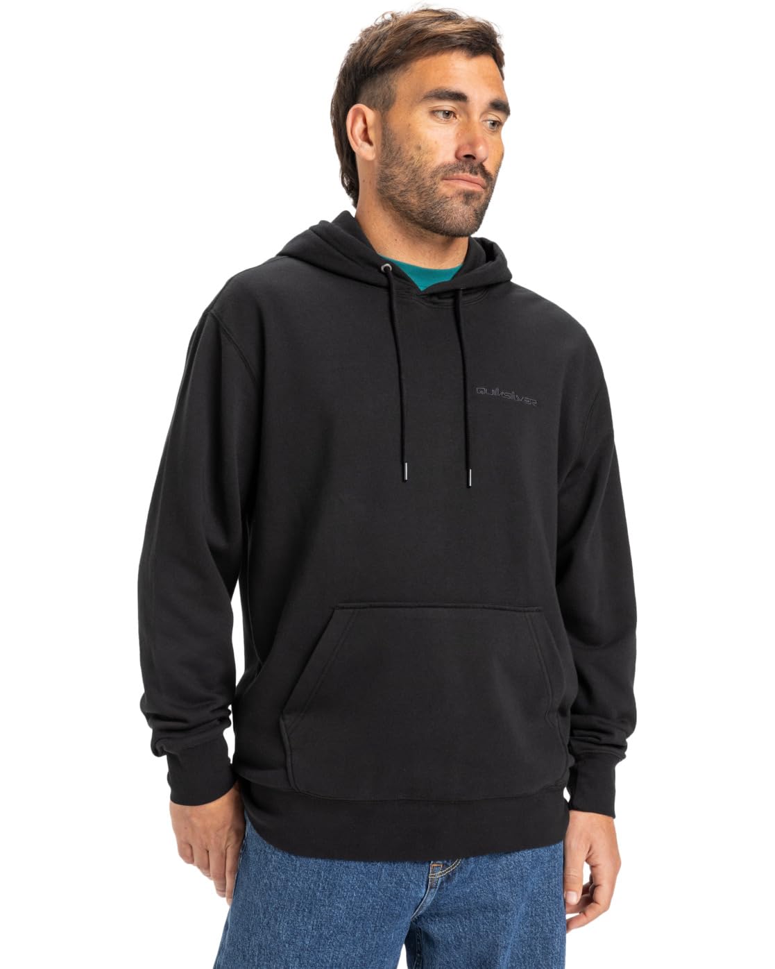 Quiksilver Fleece sweater SALT WATER HOODIE Men Black XS