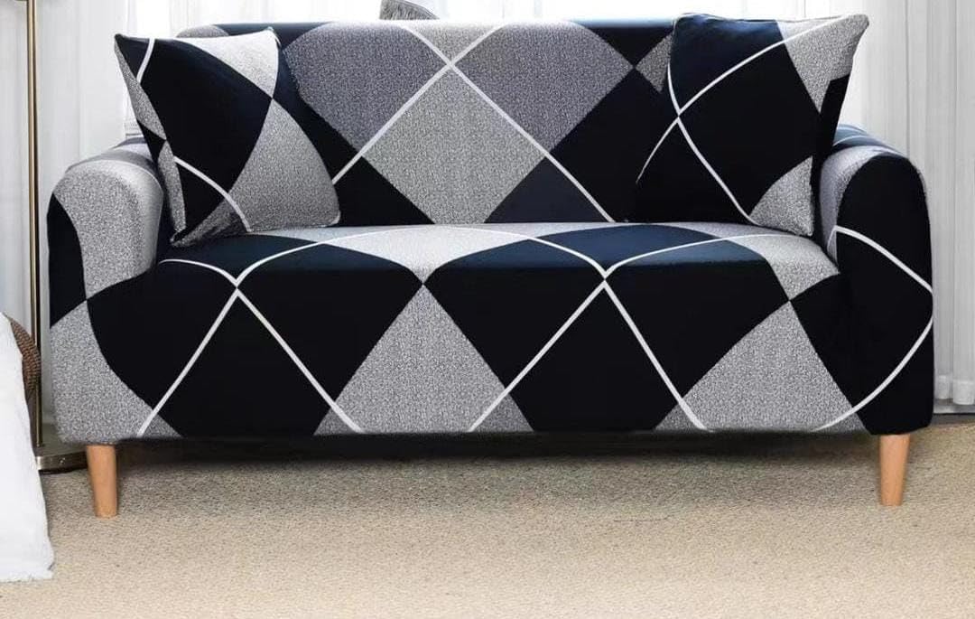 Printed Sofa Cover Stretch Couch Cover Sofa Slipcovers. (3 Seater