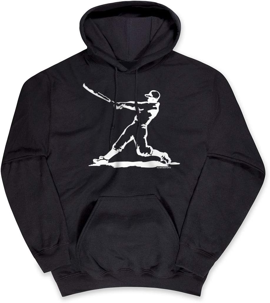ChalkTalkSPORTS Baseball Standard Sweatshirt | Baseball Player | Youth and Adult Sizes