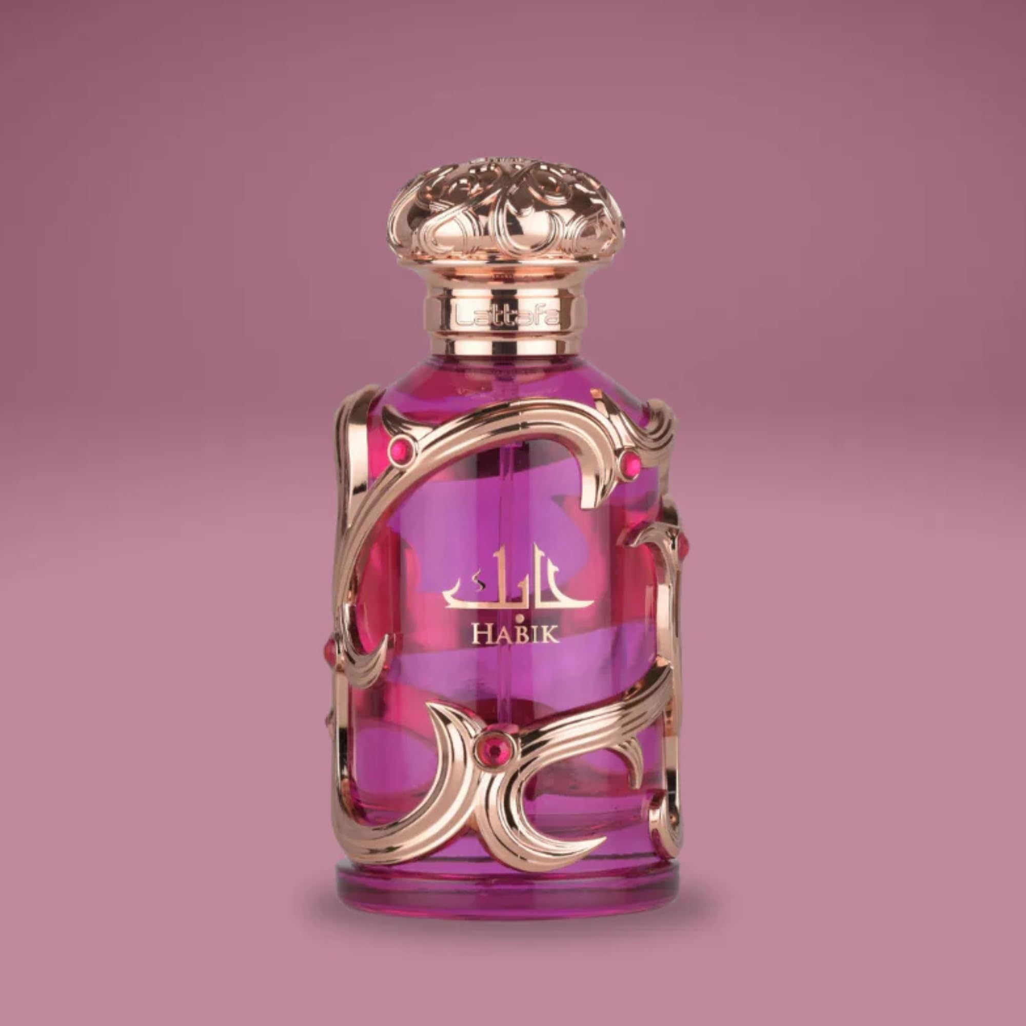 Lattafa Habik - Floreale, Fruity, Fresh, Musky - Eau de Parfum Spray Long-Lasting Fragrance for Women, 3.4 Ounce / 100 ml