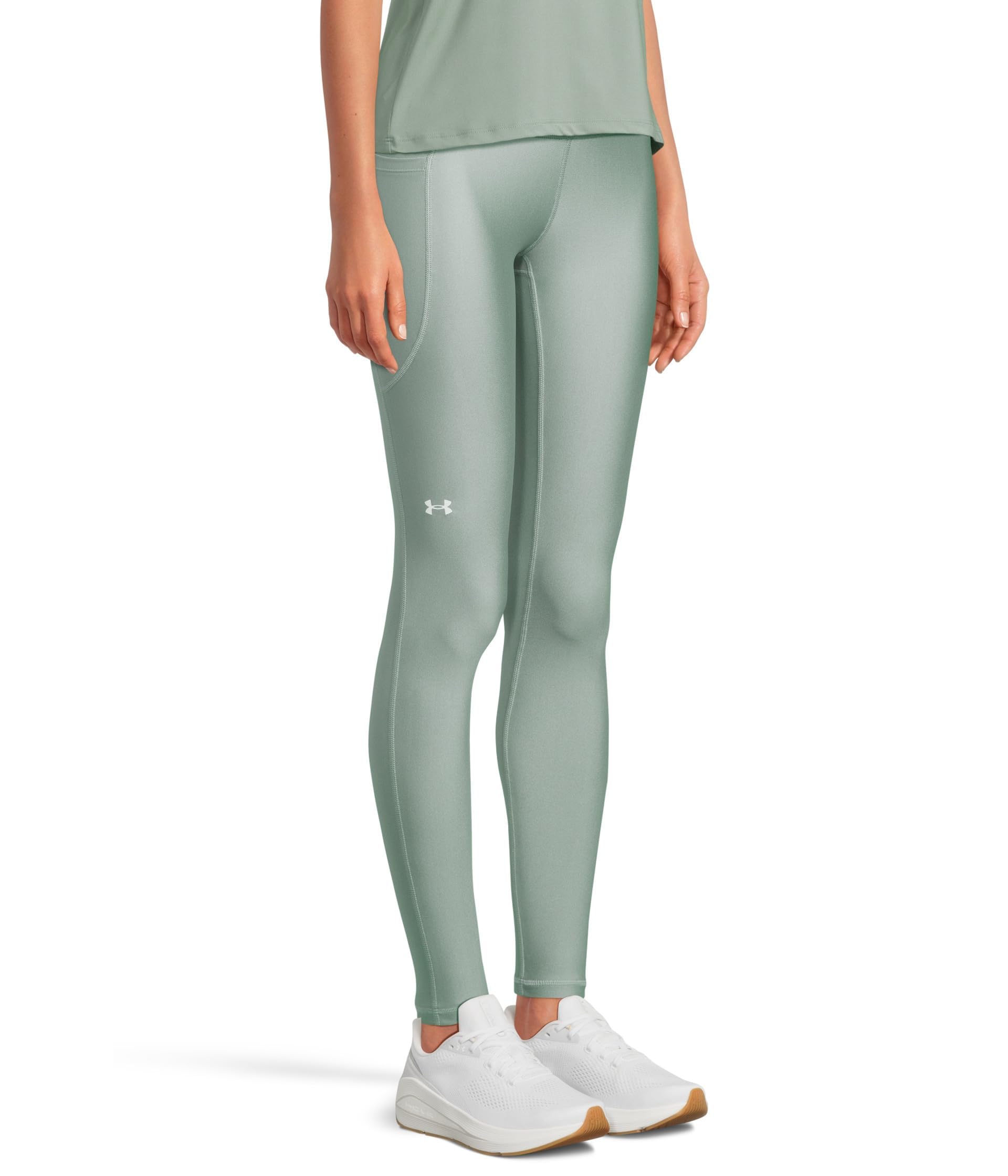 Under Armour Tech Hirise Legging-Grn Donna Calzamaglia Verde XS