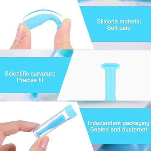 Miniatura 4 de 6pcs Contact Lens Plunger,Contact Suction Cup,Soft Contacts Lens Remover Tool,Silicone Comfort Contacts Plunger Suction Holder,Scleral Len Inserter
