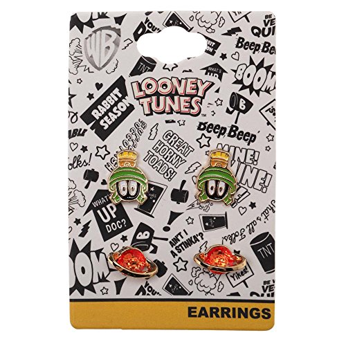 Bioworld Marvin the Martian Earrings - Looney Tunes Accessories for Girls2