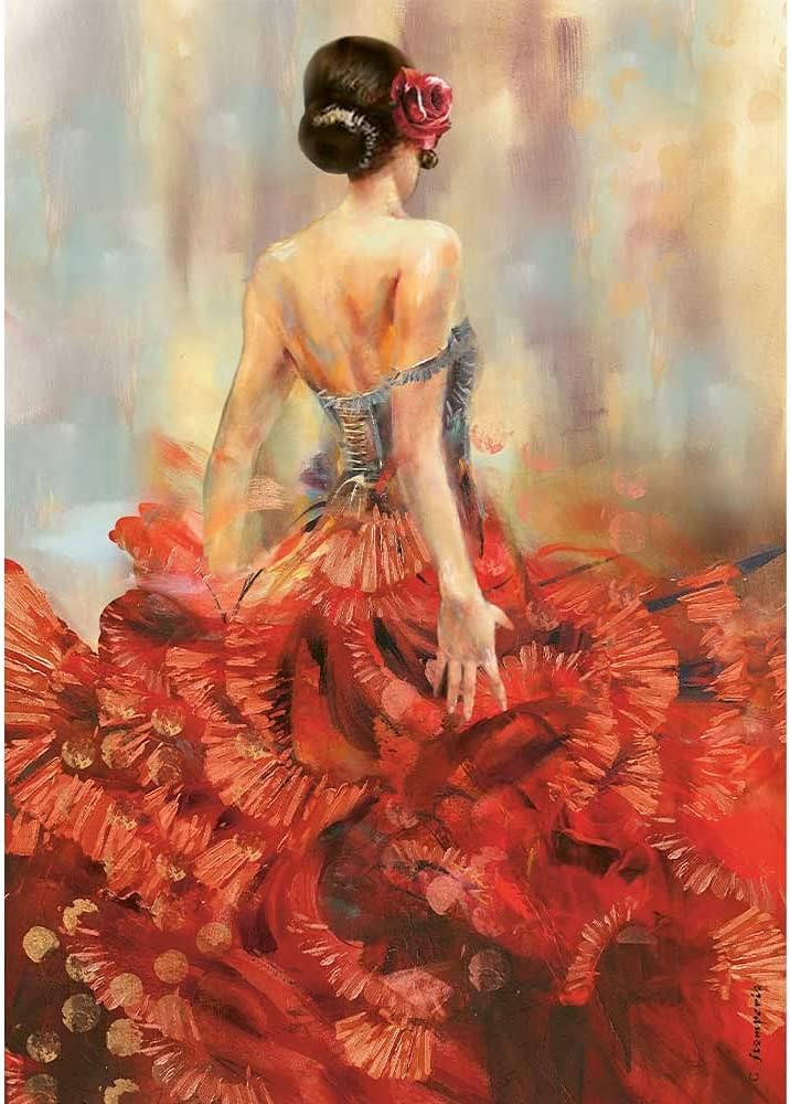 StamperiaA4 Rice Paper Packed Carmen (1 Sheet)